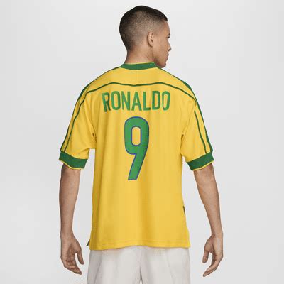 nike brazil 1998 reissue ronaldo soccer replica jersey|nike soccer jersey.